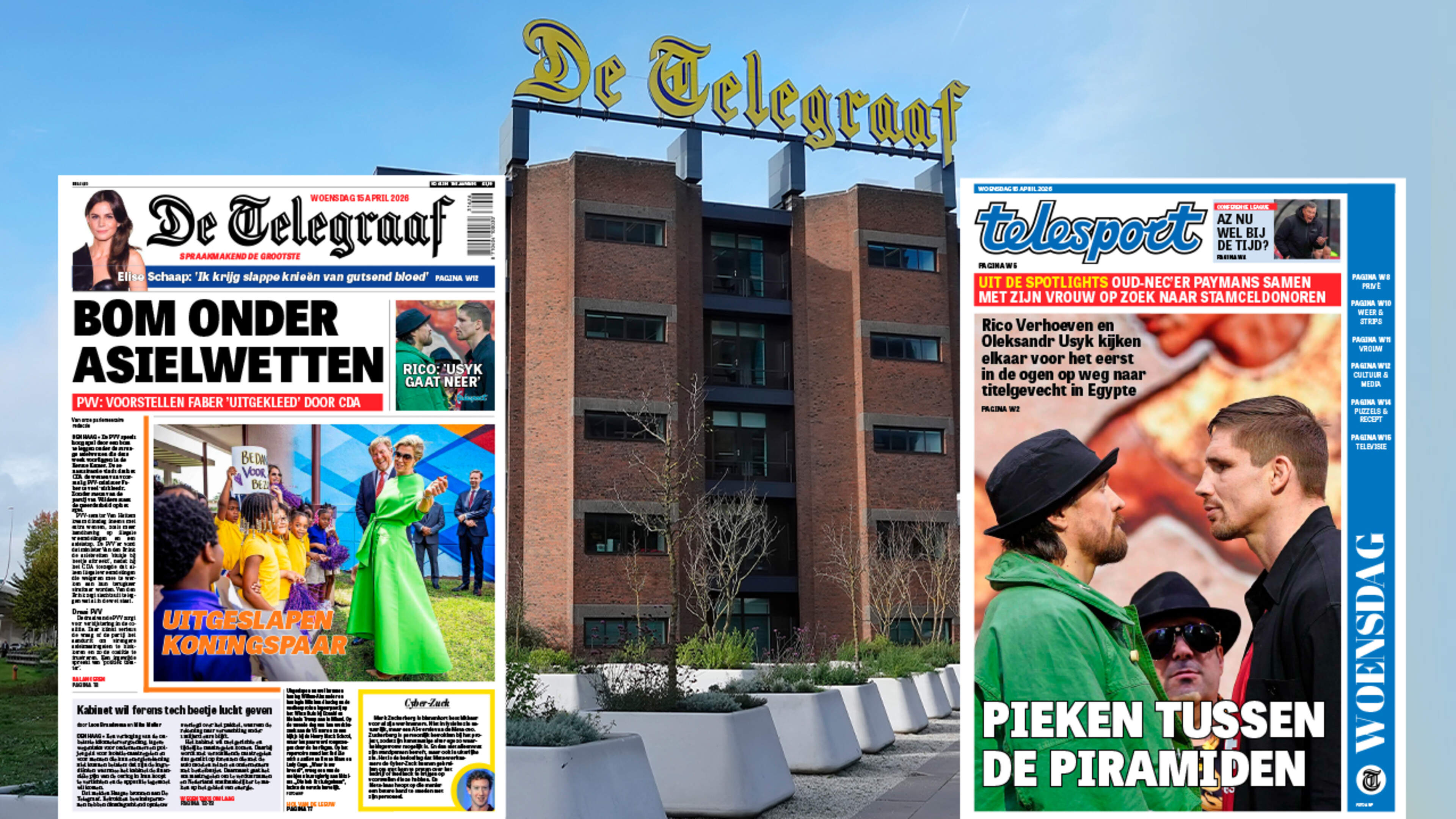 Lees hier de digitale krant van woensdag 15 april